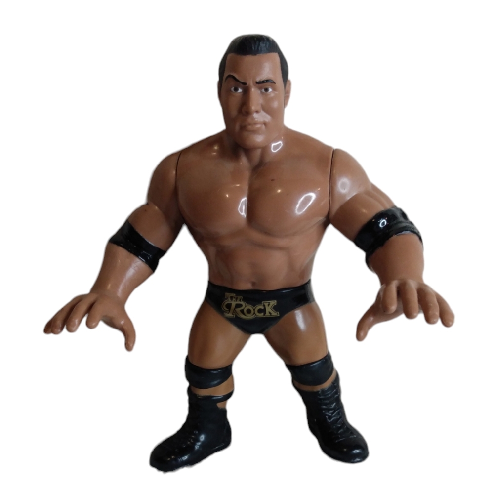 Wwe Wrestling Retro The Rock‎ Action Figure Mattell 2017